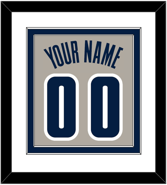 Georgetown Basketball Name & Number - Home Gray (1994-1996) - Signature Tier 1
