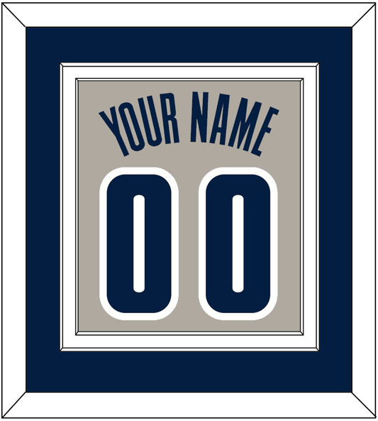 Georgetown Basketball Name & Number - Home Gray (1994-1996) - Signature Tier 3