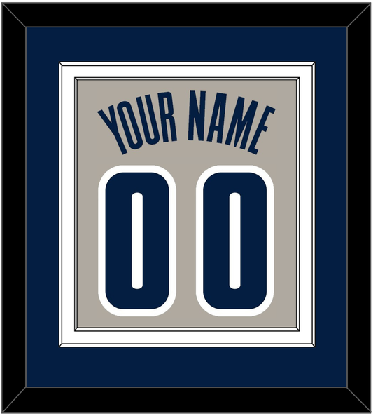 Georgetown Basketball Name & Number - Home Gray (1994-1996) - Signature Tier 3
