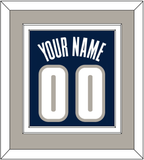 Georgetown Basketball Name & Number - Road Blue (1994-1996) - Double Mat 3