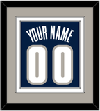 Georgetown Basketball Name & Number - Road Blue (1994-1996) - Double Mat 3