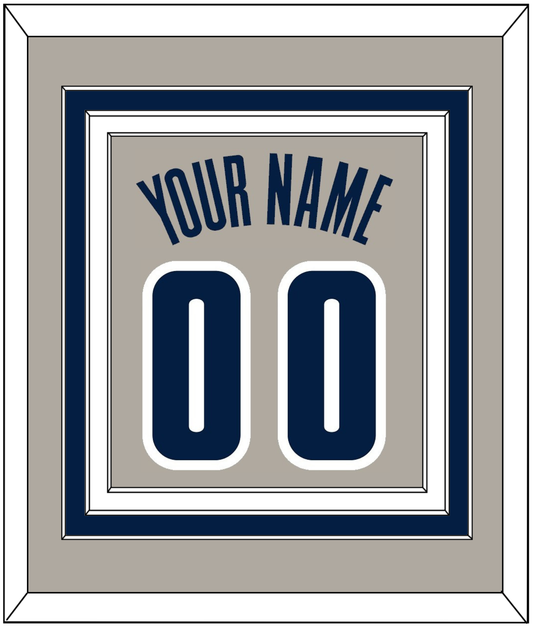 Georgetown Basketball Name & Number - Home Gray (1994-1996) - Premier Tier 2