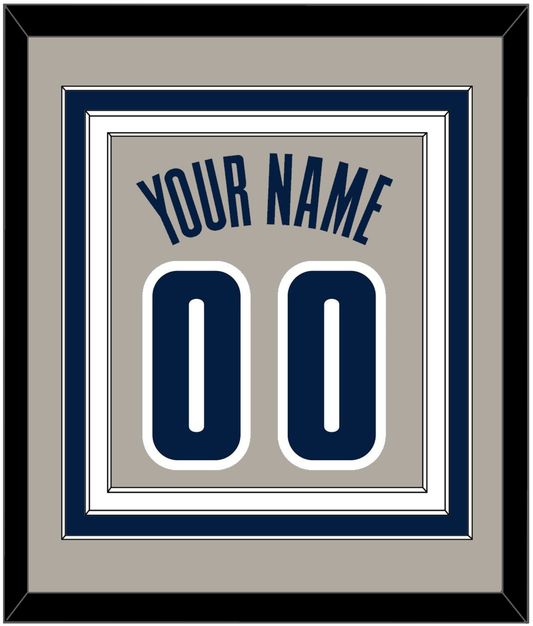 Georgetown Basketball Name & Number - Home Gray (1994-1996) - Premier Tier 2