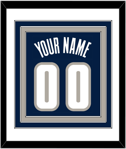 Georgetown Basketball Name & Number - Road Blue (1994-1996) - Premier Tier 1