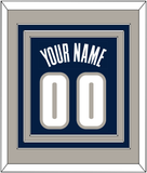 Georgetown Basketball Name & Number - Road Blue (1994-1996) - Triple Mat 3