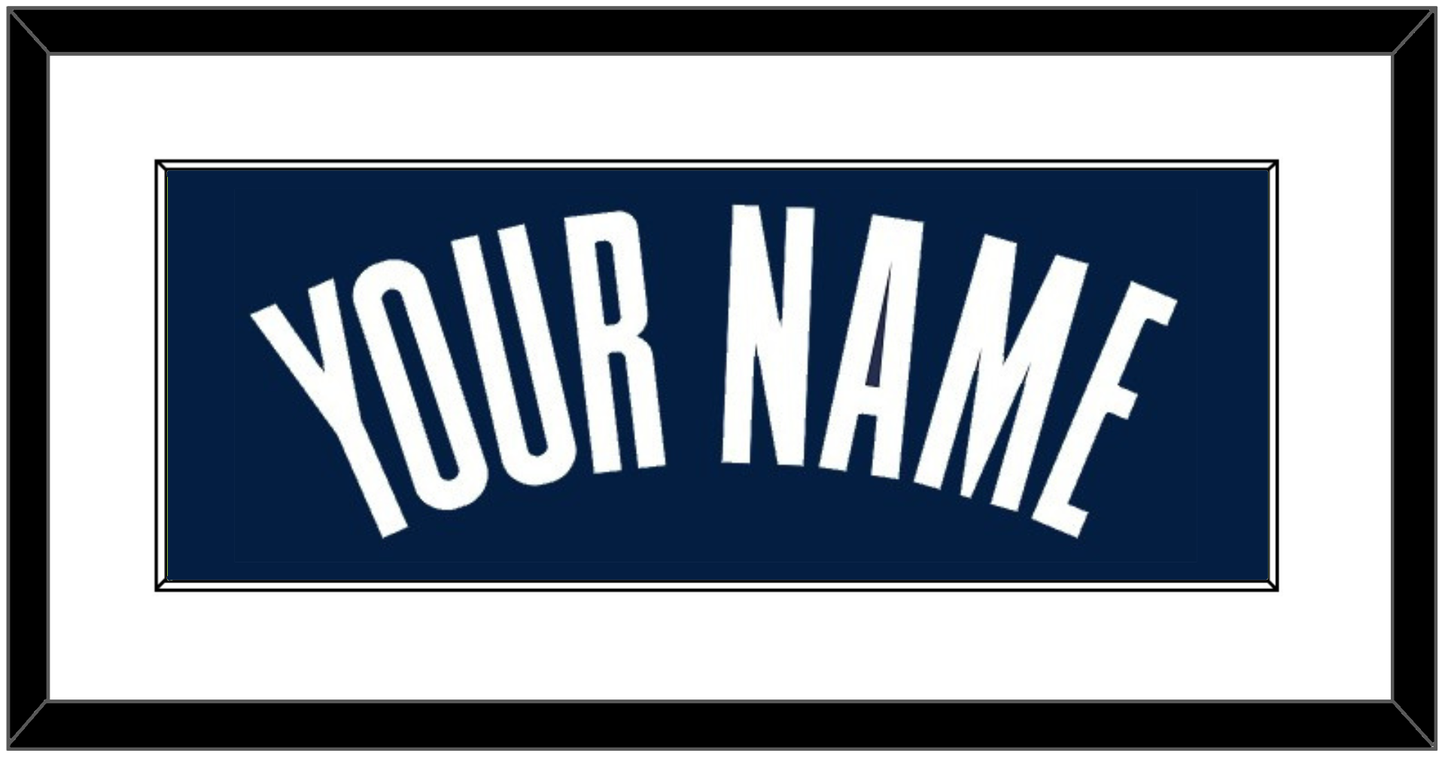 Georgetown Basketball Name - Road Blue (1994-1996) - Essential Tier 1