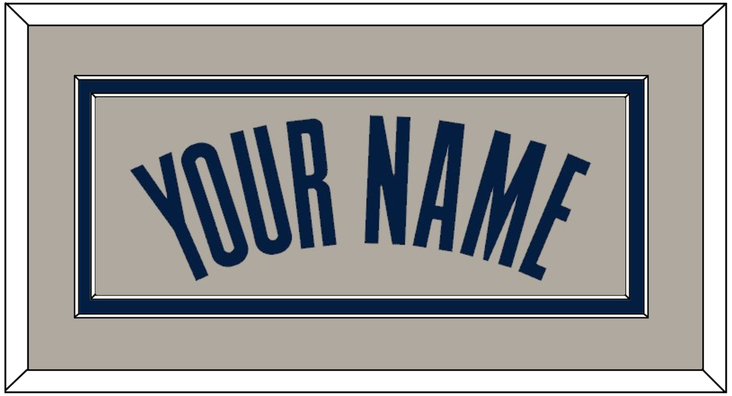 Georgetown Basketball Name - Home Gray (1994-1996) - Signature Tier 2