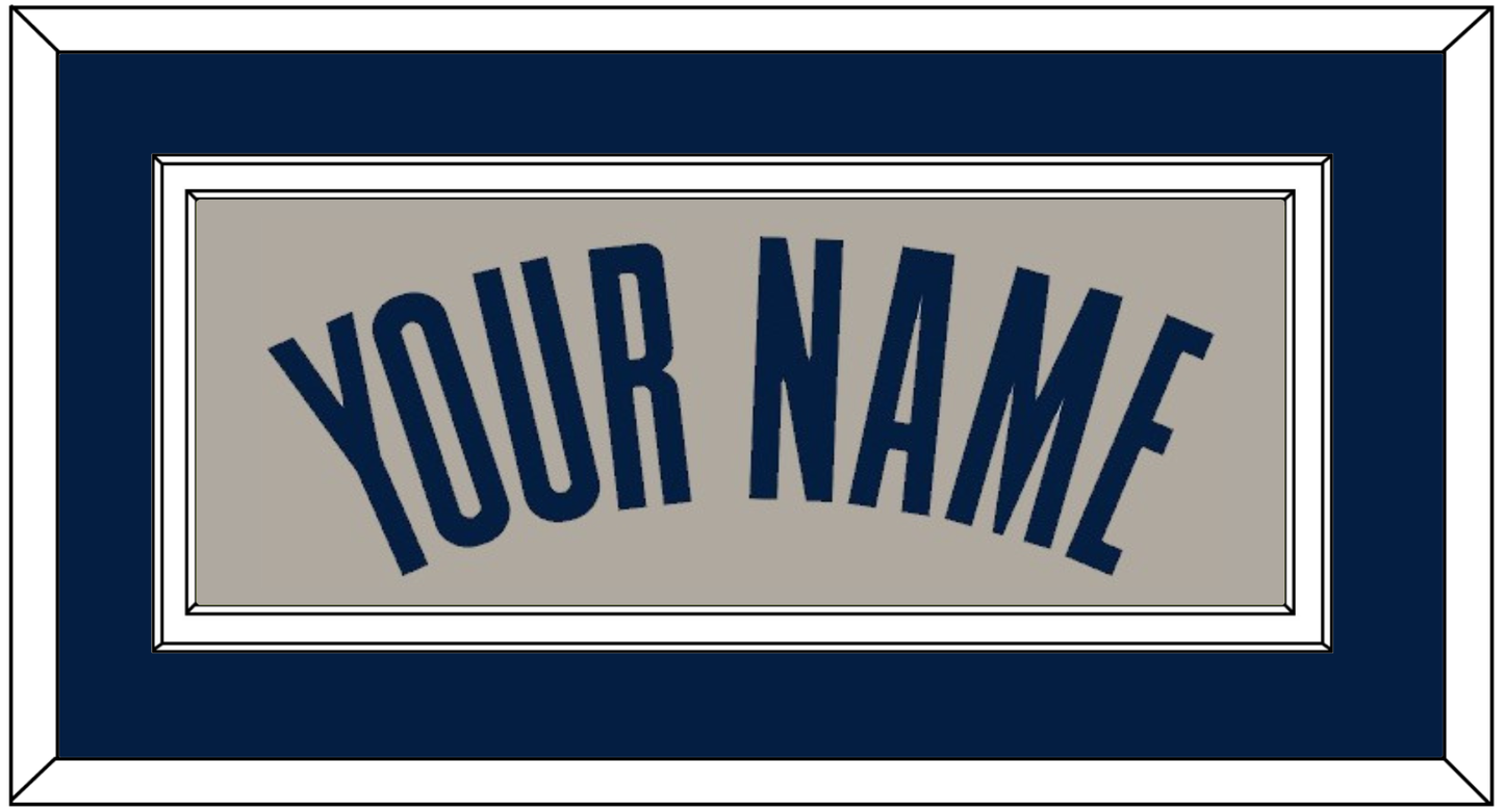 Georgetown Basketball Name - Home Gray (1994-1996) - Signature Tier 3