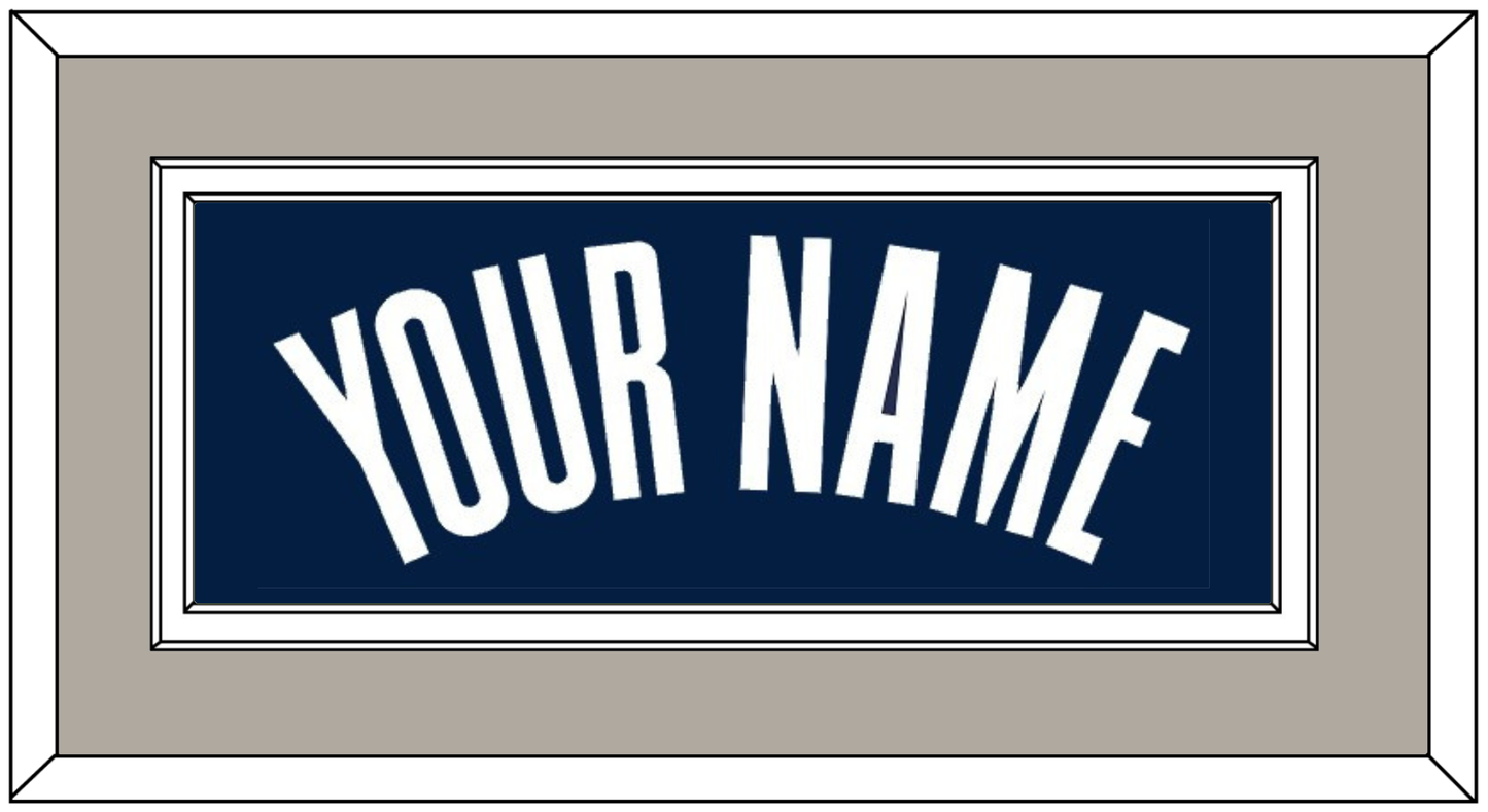 Georgetown Basketball Name - Road Blue (1994-1996) - Signature Tier 3