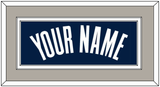 Georgetown Basketball Name - Road Blue (1994-1996) - Double Mat 3