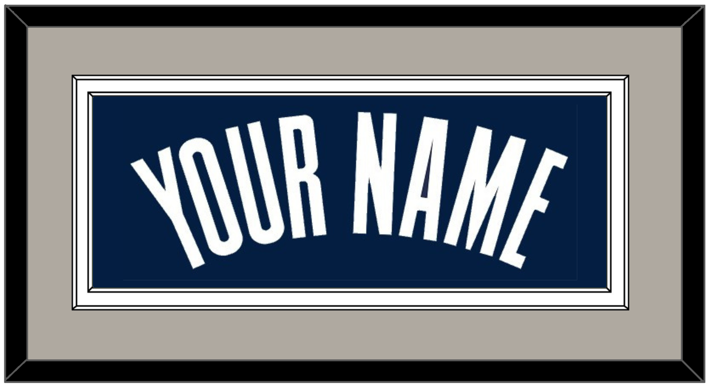 Georgetown Basketball Name - Road Blue (1994-1996) - Signature Tier 3