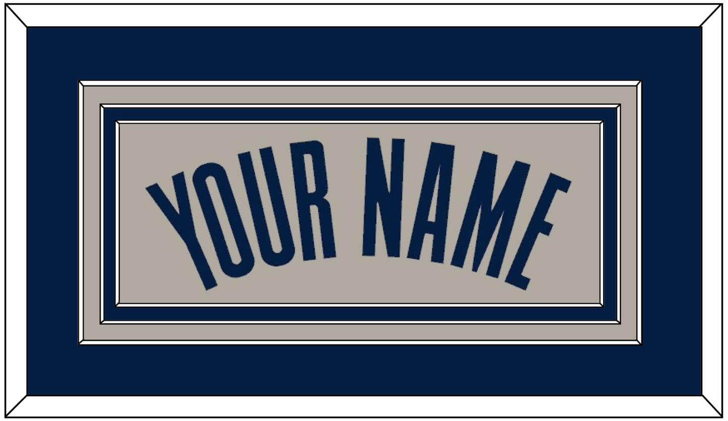 Georgetown Basketball Name - Home Gray (1994-1996) - Premier Tier 3