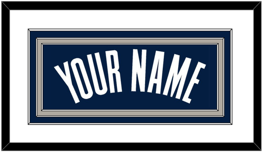 Georgetown Basketball Name - Road Blue (1994-1996) - Premier Tier 1