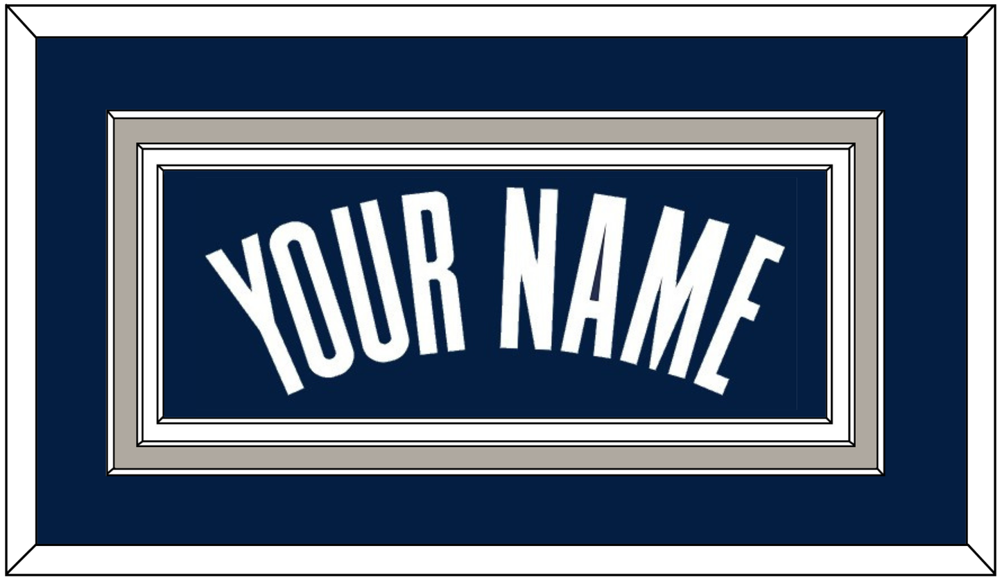 Georgetown Basketball Name - Road Blue (1994-1996) - Premier Tier 2