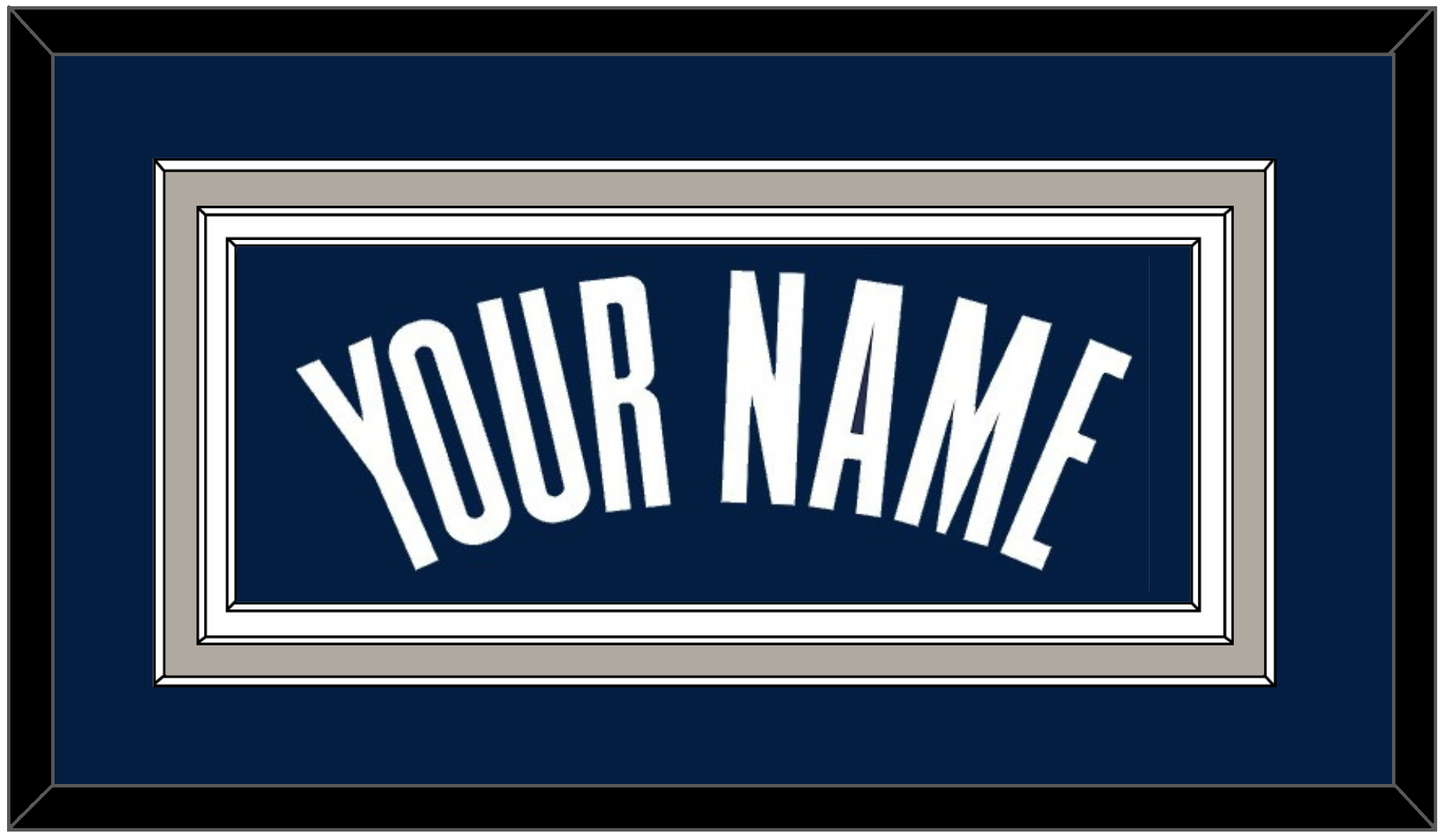 Georgetown Basketball Name - Road Blue (1994-1996) - Premier Tier 2