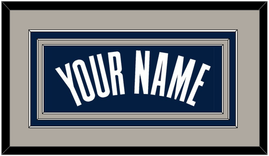 Georgetown Basketball Name - Road Blue (1994-1996) - Premier Tier 3