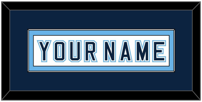 Maine Hockey Nameplate - Home White - Essential Tier 3