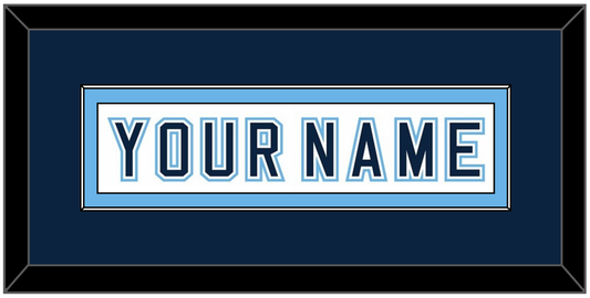 Maine Hockey Nameplate - Home White - Essential Tier 3