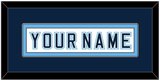 Maine Hockey Nameplate - Home White - Single Mat 3