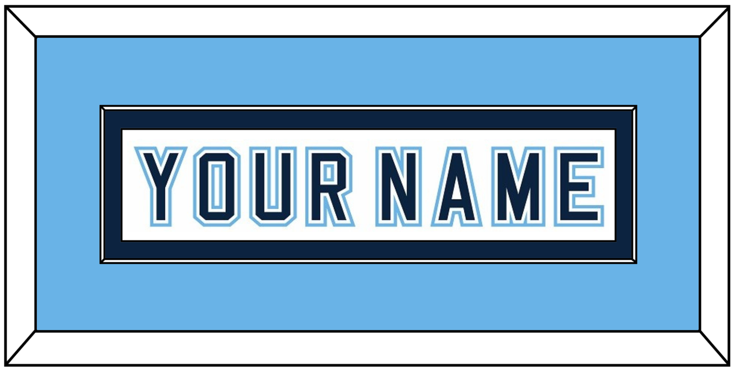 Maine Hockey Nameplate - Home White - Essential Tier 4