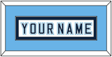 Maine Hockey Nameplate - Home White - Single Mat 4