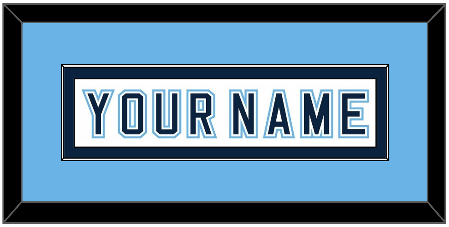Maine Hockey Nameplate - Home White - Essential Tier 4