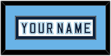 Maine Hockey Nameplate - Home White - Single Mat 4