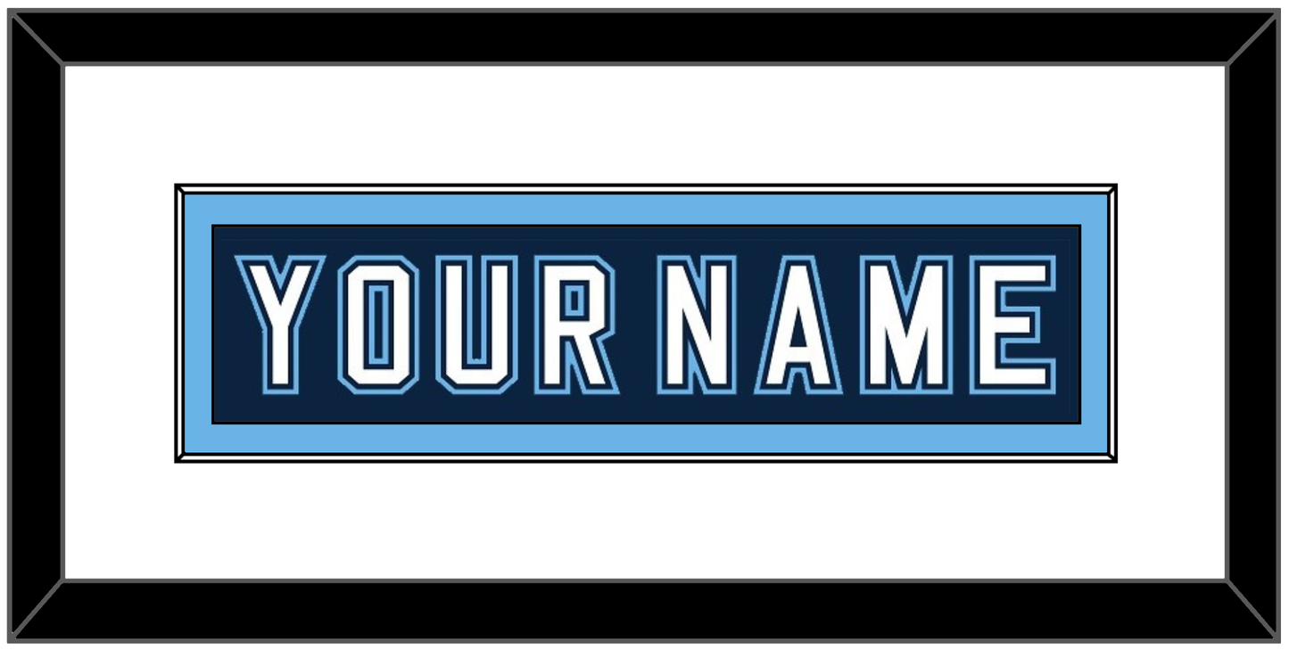 Maine Hockey Nameplate - Road Navy Blue - Essential Tier 1