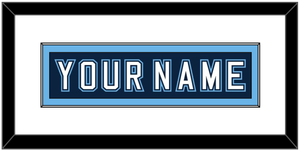 Maine Hockey Nameplate - Road Navy Blue - Single Mat 1