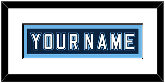 Maine Hockey Nameplate - Road Navy Blue - Single Mat 1