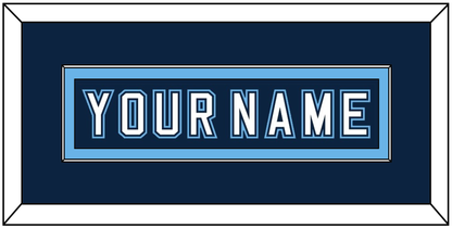 Maine Hockey Nameplate - Road Navy Blue - Essential Tier 2