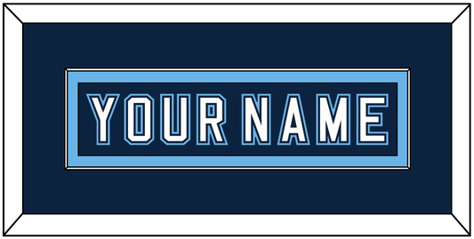 Maine Hockey Nameplate - Road Navy Blue - Essential Tier 2