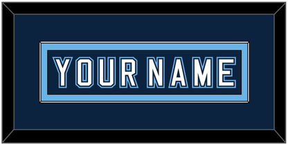 Maine Hockey Nameplate - Road Navy Blue - Essential Tier 2
