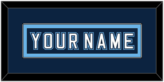 Maine Hockey Nameplate - Road Navy Blue - Essential Tier 2