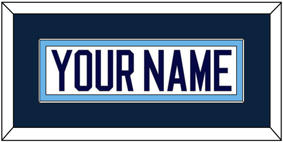 Maine Hockey Nameplate - Home White (1994-2008) - Single Mat 2