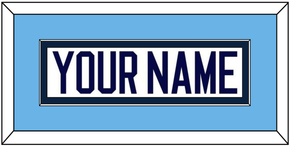 Maine Hockey Nameplate - Home White (1994-2008) - Single Mat 3