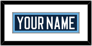 Maine Hockey Nameplate - Road Navy Blue (1994-2008) - Single Mat 1