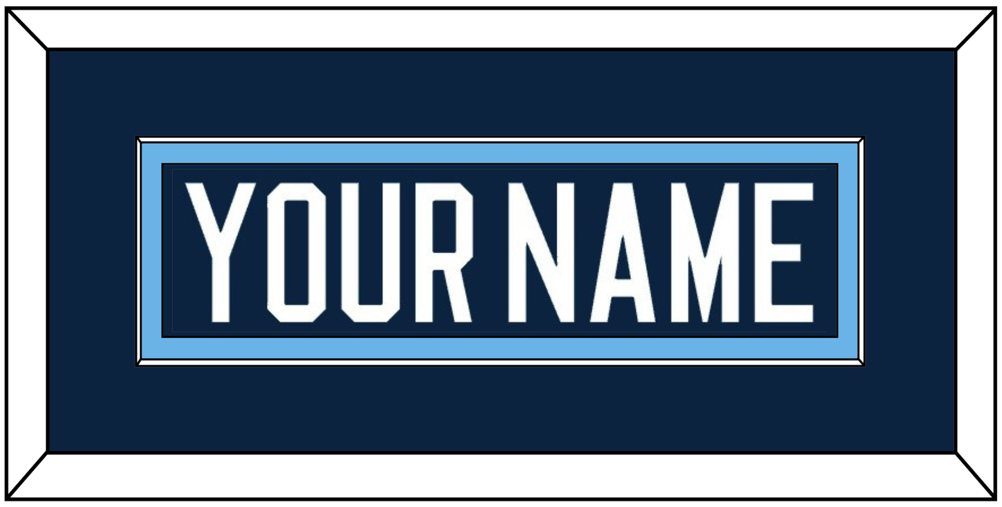 Maine Hockey Nameplate - Road Navy Blue (1994-2008) - Essential Tier 2