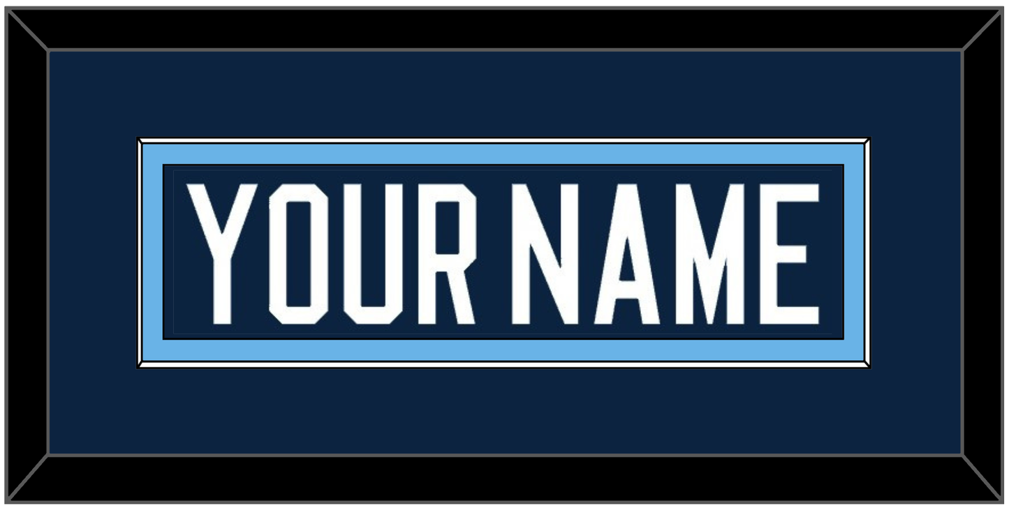 Maine Hockey Nameplate - Road Navy Blue (1994-2008) - Essential Tier 2