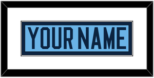 Maine Hockey Nameplate - Alternate Light Blue (2007-2008) - Single Mat 1