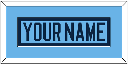 Maine Hockey Nameplate - Alternate Light Blue (2007-2008) - Essential Tier 2