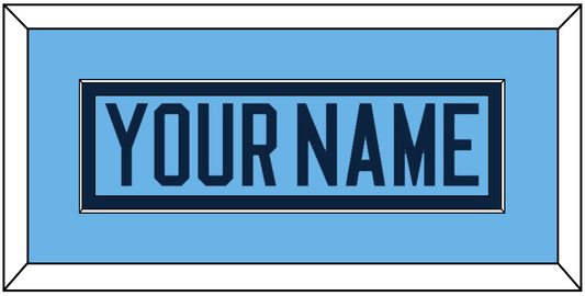 Maine Hockey Nameplate - Alternate Light Blue (2007-2008) - Essential Tier 2