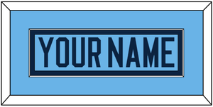 Maine Hockey Nameplate - Alternate Light Blue (2007-2008) - Single Mat 2