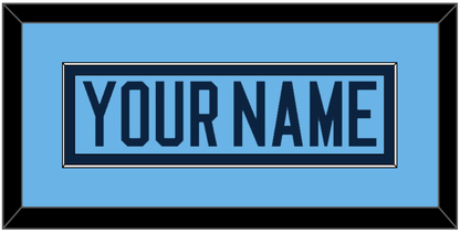 Maine Hockey Nameplate - Alternate Light Blue (2007-2008) - Essential Tier 2