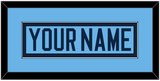 Maine Hockey Nameplate - Alternate Light Blue (2007-2008) - Single Mat 2