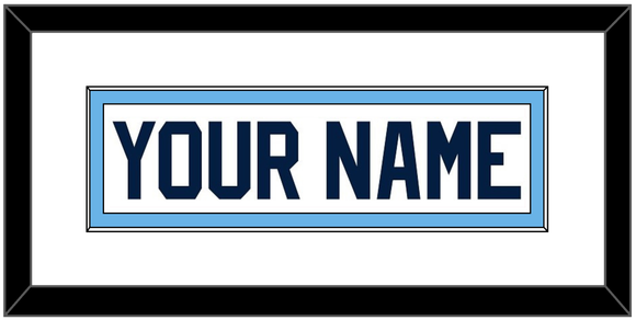 Maine Hockey Nameplate - Home White (1993-1994) - Single Mat 1