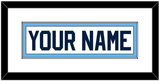 Maine Hockey Nameplate - Home White (1993-1994) - Single Mat 1