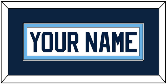 Maine Hockey Nameplate - Home White (1993-1994) - Single Mat 2