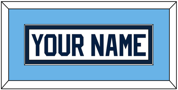 Maine Hockey Nameplate - Home White (1993-1994) - Single Mat 3