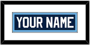 Maine Hockey Nameplate - Road Navy Blue (1993-1994) - Single Mat 1